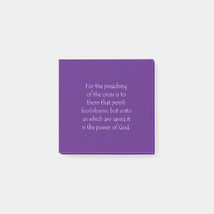 Schrift Citaat 1 Corinthians 1 18 Post-it® Notes