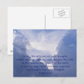 Schrift, engel Afbeelding, Jesaja 55:8,9, Briefkaart (Voorkant / Achterkant)