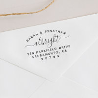 Schrift Familie Handtekening Gehuwd Koppel Adres