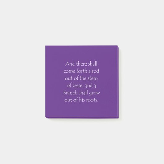 Schrift Isaiah 11 1 Post-it® Notes (Voorkant)