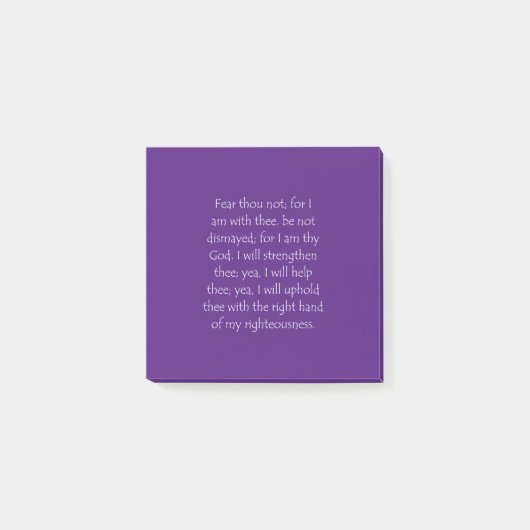 Schrift Isaiah 41 10 Post-it® Notes (Voorkant)