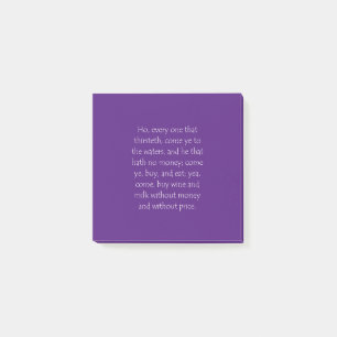 Schrift Isaiah 55 1 Post-it® Notes