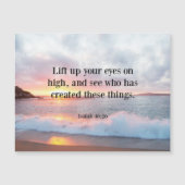 Schrift, Jesaja 40:26 (Voorkant)