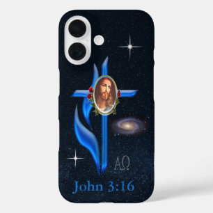 Schrift Johannes 3;16 iPhone 16 Hoesje