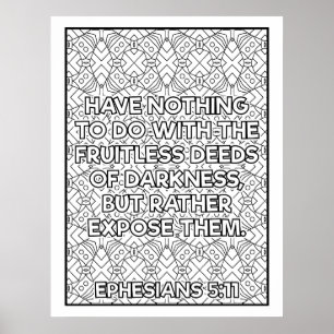 Schrift kleur me poster