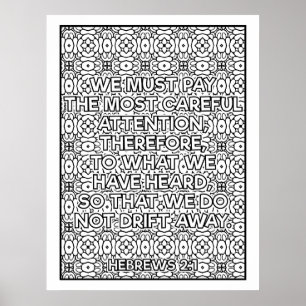 Schrift kleur me poster