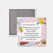 Schrift koelkast magneet (Voorkant / Achterkant)