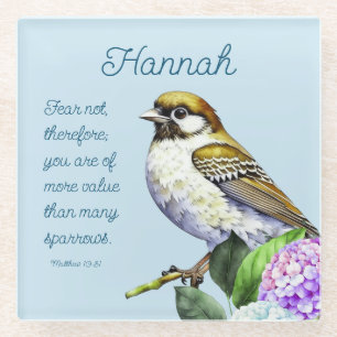 Schrift Mattheüs 10:31 Glazen Onderzetter