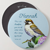 Schrift Mattheüs 10:31 Ronde Button 6,0 Cm (Voorkant /achterkant)