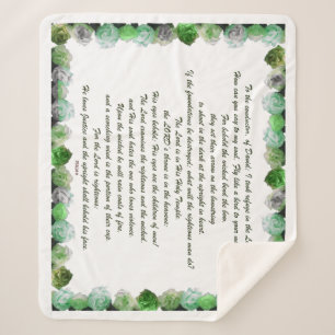 Schrift, psalm 11, Bijbelversie, Sherpa Deken