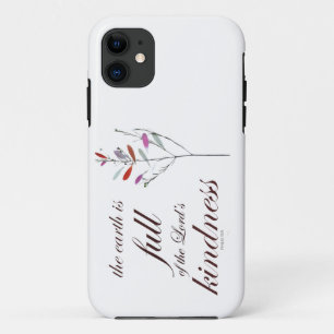 Schrift, Psalm 33, Kindness, iPhone 11 Hoesje