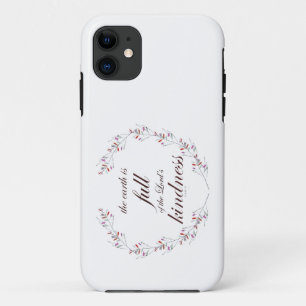 Schrift, psalm 33, volledige openheid iPhone 11 hoesje