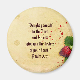 Schrift Psalm 37 magneet
