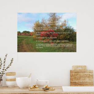 Schrift Sjabloon, Het Onze Vader Poster