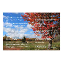 Schrift Sjabloon, Psalm 23, Het Onze Vader