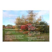 Schrift Sjabloon, Psalm 23, Het Onze Vader