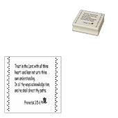 Schrift Spreuken 3:5-6 stempel (Gestempeld)