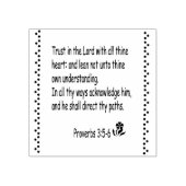 Schrift Spreuken 3:5-6 stempel (Afrduk)