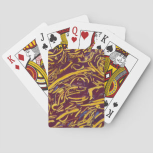 Schrift Steen Pokerkaarten