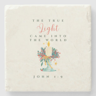 Schrift-thema Christmas Stone Onderzetter