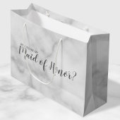 Schrift van het Elegant Marble Groot Cadeauzakje