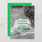 Schrift van het Wenskaart van de Vlekken (Voorkant / Achterkant)