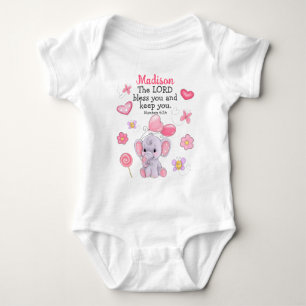 Schrift voor insnijding Baby Girl Bodysuit Aangepa