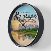 Schrift wandklok (Hoek)