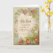 Schriftbloemen groen  Antiek Kaart (Gele Bloem)