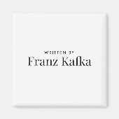 Schriftelijk door Franz Kafka Magneet (Voorkant)