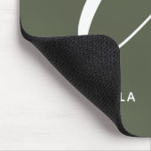 Schriftelijk geprogrammeerd script letter A Chive Muismat (Hoek)