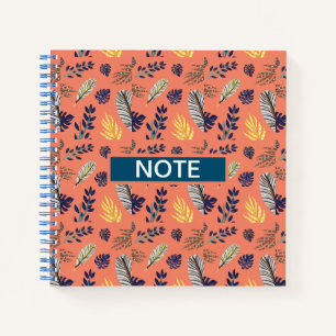 Schriften & Schrijfblokken Blad Patroon Notitieboek