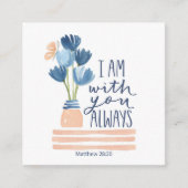 schriftkaart contactkaartje (Voorkant)