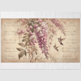 Schriftnamen van God Wisteria Decoupage Tissuepapier
