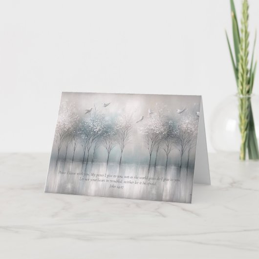 Schriftverzen, bemoediging, dankjewel kaart (Voorkant)