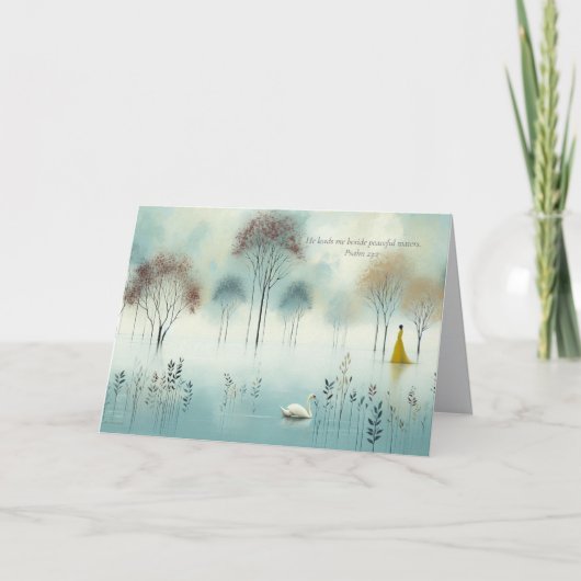 Schriftverzen, bemoediging, dankjewel kaart (Voorkant)