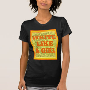 Schrijf als een Girl Citrus T-shirt