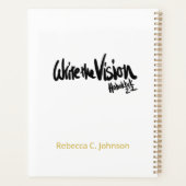 Schrijf de Christelijke Manuscript van de Aangepas Planner (Achterkant)