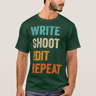 Schrijf Geschikt voor Herhaling bewerken voor film T-shirt