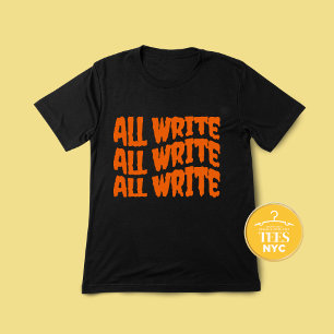 Schrijf grappige Halloween auteur Tri-Blend Shirt