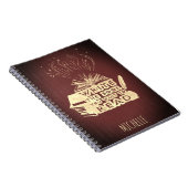 Schrijf het boek dat je wilt lezen  maroon rood notitieboek (Rechterzijde)