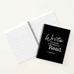 Schrijf het boek dat je zwart wilt lezen