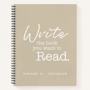 Schrijf het boek dat u wilt lezen Neutraal custom