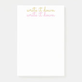 SCHRIJF HET NA-IT NOTA'S POST-IT® NOTES (Voorkant)