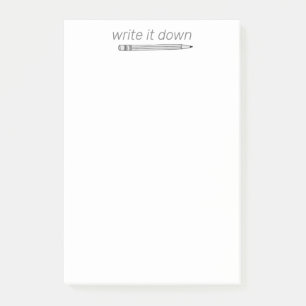 SCHRIJF HET NA-IT NOTA'S POST-IT® NOTES