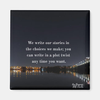 Schrijf in een Twist Cute Quote Magnet van het Plo Magneet