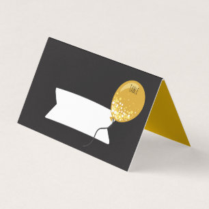 Schrijf in stijl 50e Jubileum plaats kaarten