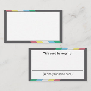 Schrijf je eigen communicatieve Kaart - Invalidite