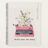 Schrijf je eigen verhaal, Beige Weekly Diary Planner (Voorkant)