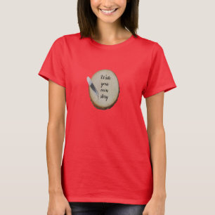 Schrijf je eigen verhaal Veer en Hout T-shirt